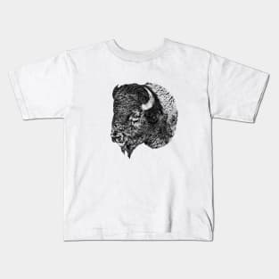 American bison Kids T-Shirt